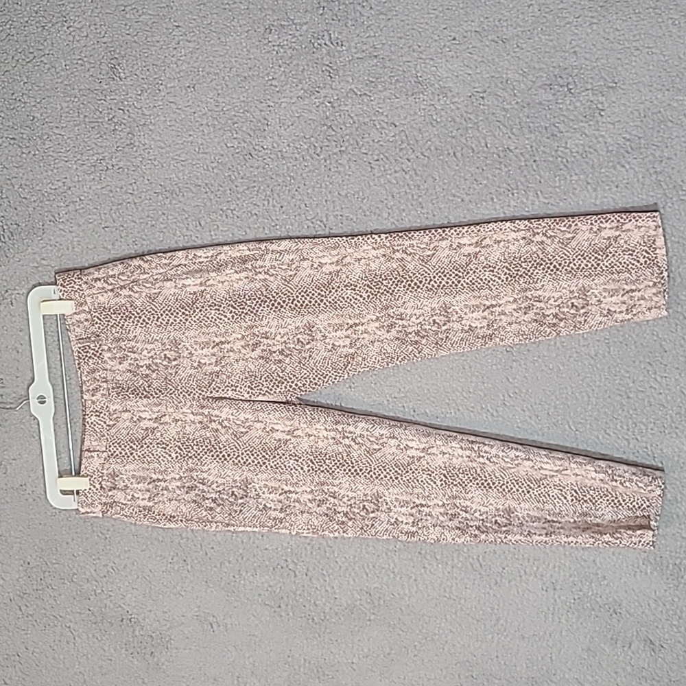 Banana Republic Cropped Avery Pants in Snake Print Size 2 SKU 0027